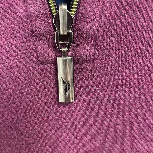 Tommy Bahama Reversible Quarter Zip XXL Mens Flip Coast Half Zip - Picture 4 of 6